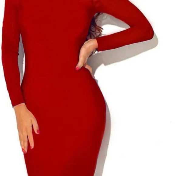 unbrand Dresses Mokoru Womens Casual Basic Pencil Dress Sexy